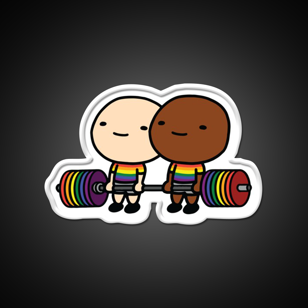 Pride Strong Gym Fitness Led Neon Sign Rgb Color