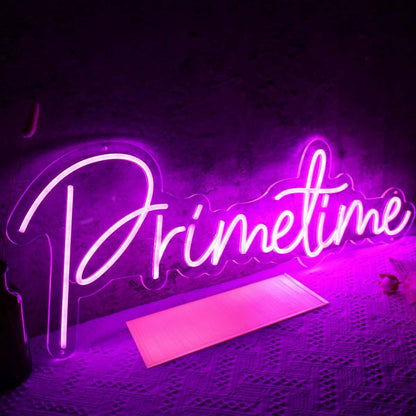 Prime Time Purple Led Neon Sign | Shineneon