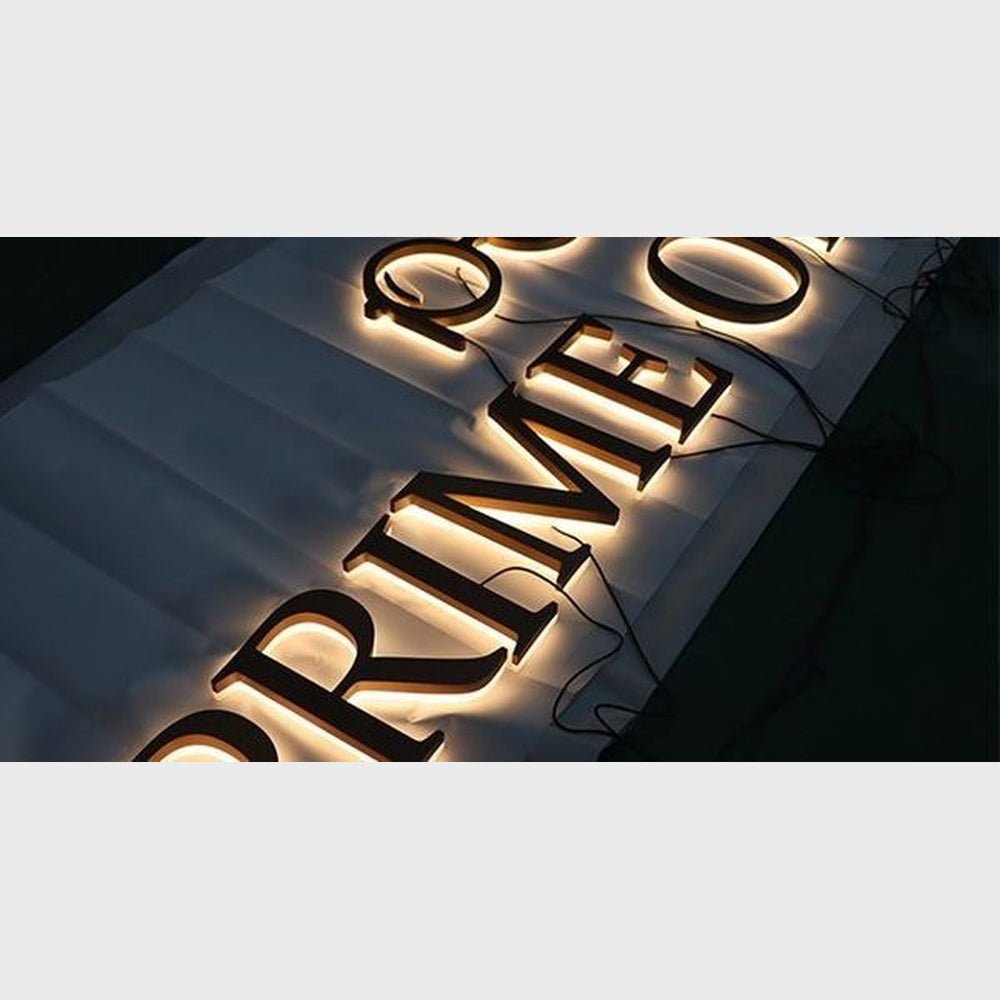 Primie Optic 3D Backlit Channel Letters Led Light Sign - Shineneon