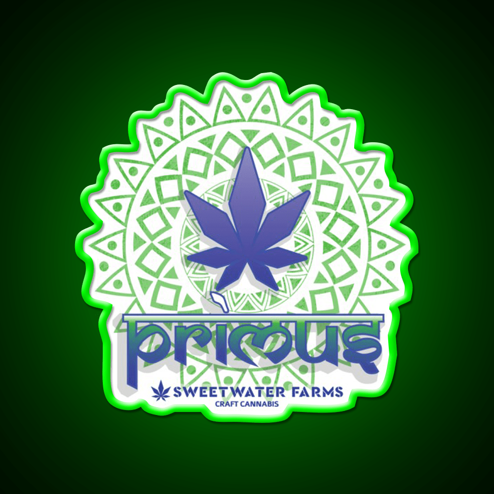 Primus Hemp Inspired Green Leaf Led Neon Sign Rgb Color - Shineneon