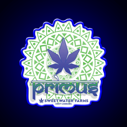 Primus Hemp Inspired Green Leaf Led Neon Sign Rgb Color - Shineneon