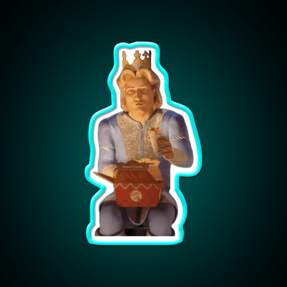 Prince Charming Eating Fastfood Fast Food Led Neon Sign For Burger Place Rgb Color - Shineneon