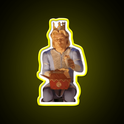 Prince Charming Eating Fastfood Fast Food Led Neon Sign For Burger Place Rgb Color - Shineneon