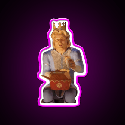 Prince Charming Eating Fastfood Fast Food Led Neon Sign For Burger Place Rgb Color - Shineneon