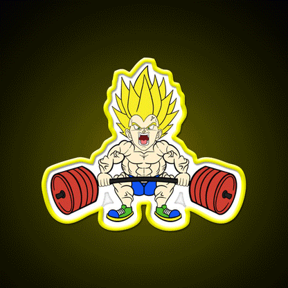 Prince Of All Deadlifts Gym Fitness Led Neon Sign Rgb Color