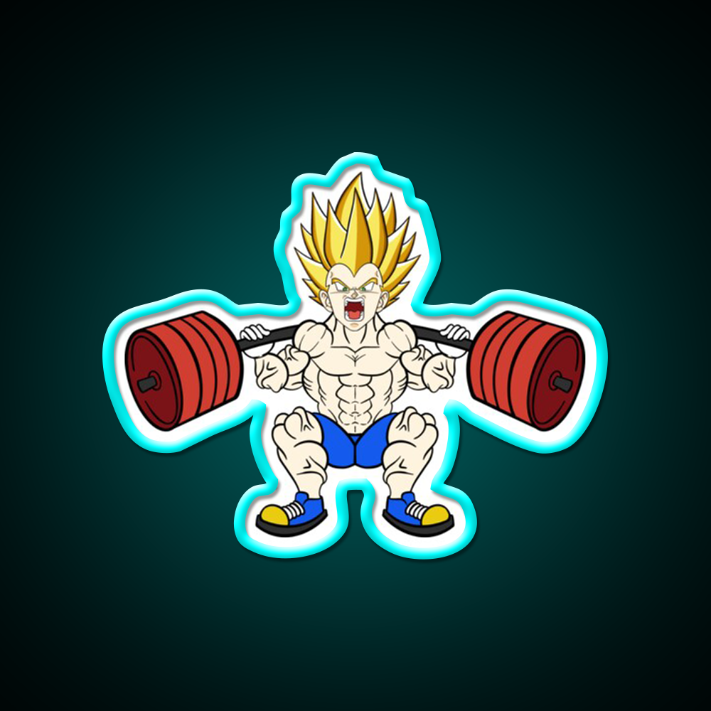 Prince Of All Squats Gym Fitness Led Neon Sign Rgb Color