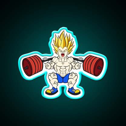 Prince Of All Squats Gym Fitness Led Neon Sign Rgb Color