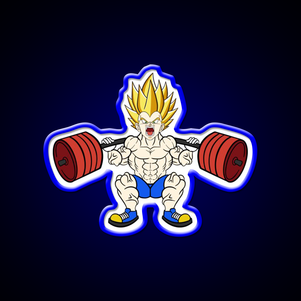 Prince Of All Squats Gym Fitness Led Neon Sign Rgb Color