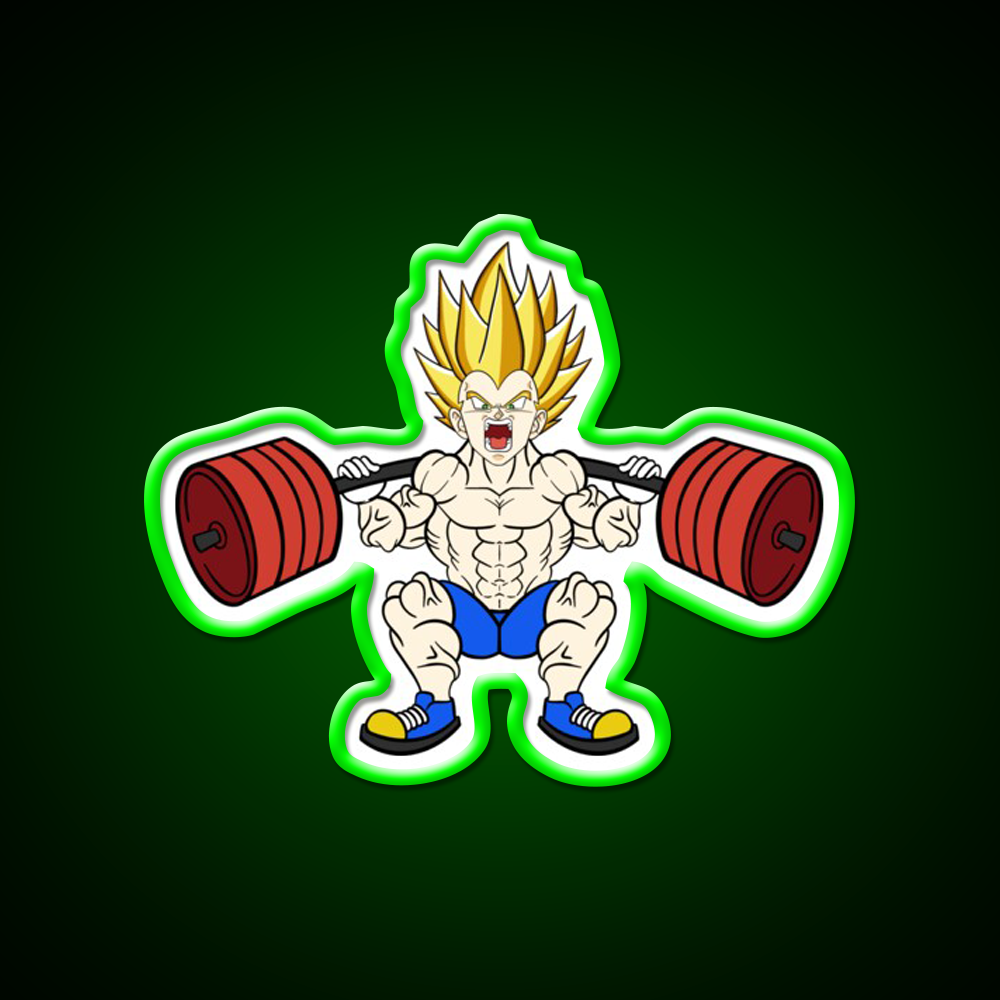 Prince Of All Squats Gym Fitness Led Neon Sign Rgb Color