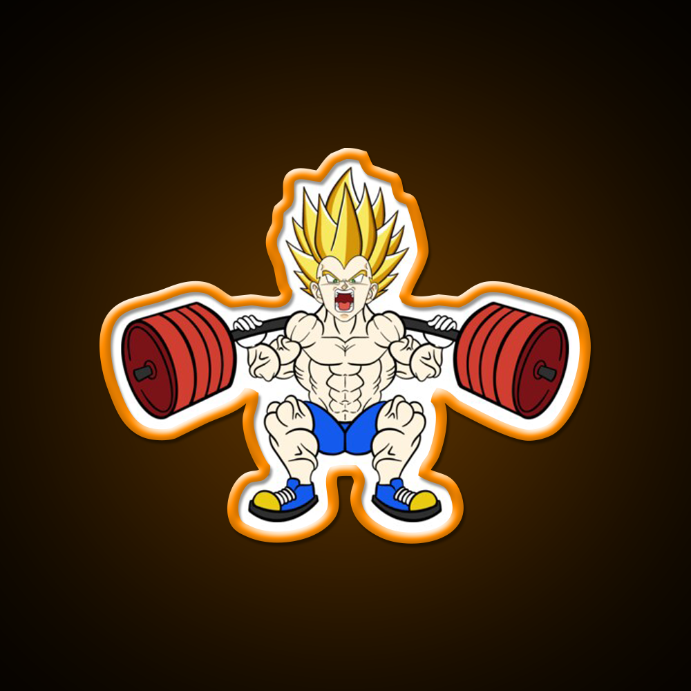 Prince Of All Squats Gym Fitness Led Neon Sign Rgb Color