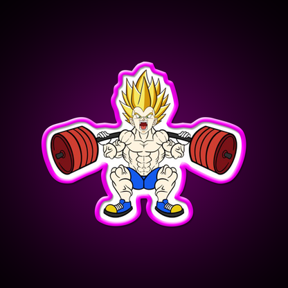 Prince Of All Squats Gym Fitness Led Neon Sign Rgb Color