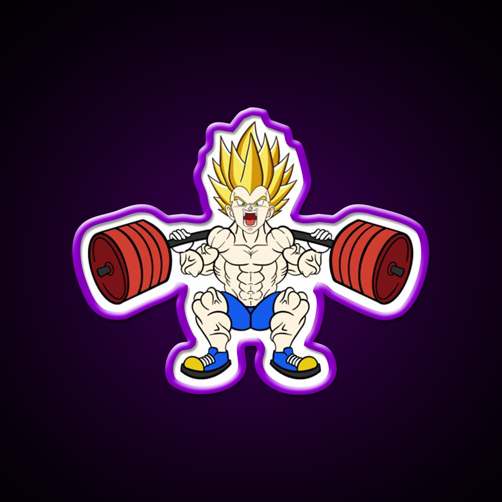 Prince Of All Squats Gym Fitness Led Neon Sign Rgb Color