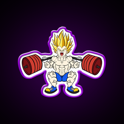 Prince Of All Squats Gym Fitness Led Neon Sign Rgb Color