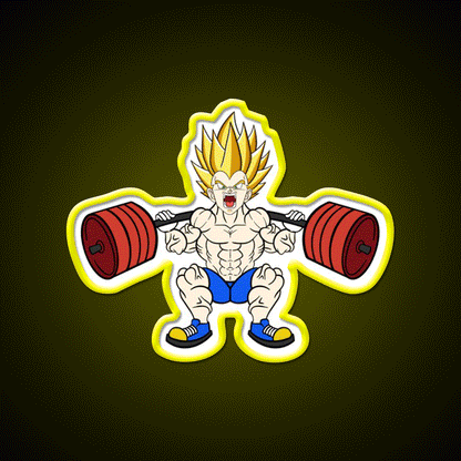 Prince Of All Squats Gym Fitness Led Neon Sign Rgb Color