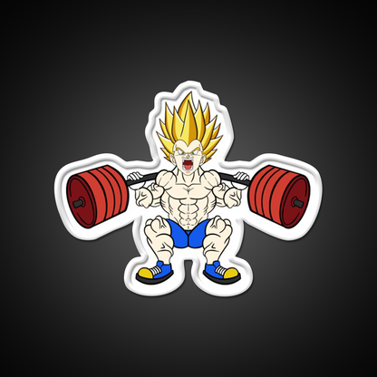 Prince Of All Squats Gym Fitness Led Neon Sign Rgb Color