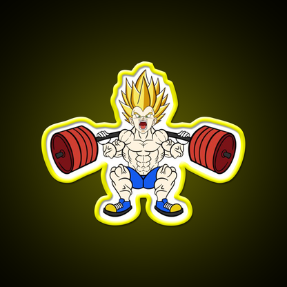 Prince Of All Squats Gym Fitness Led Neon Sign Rgb Color