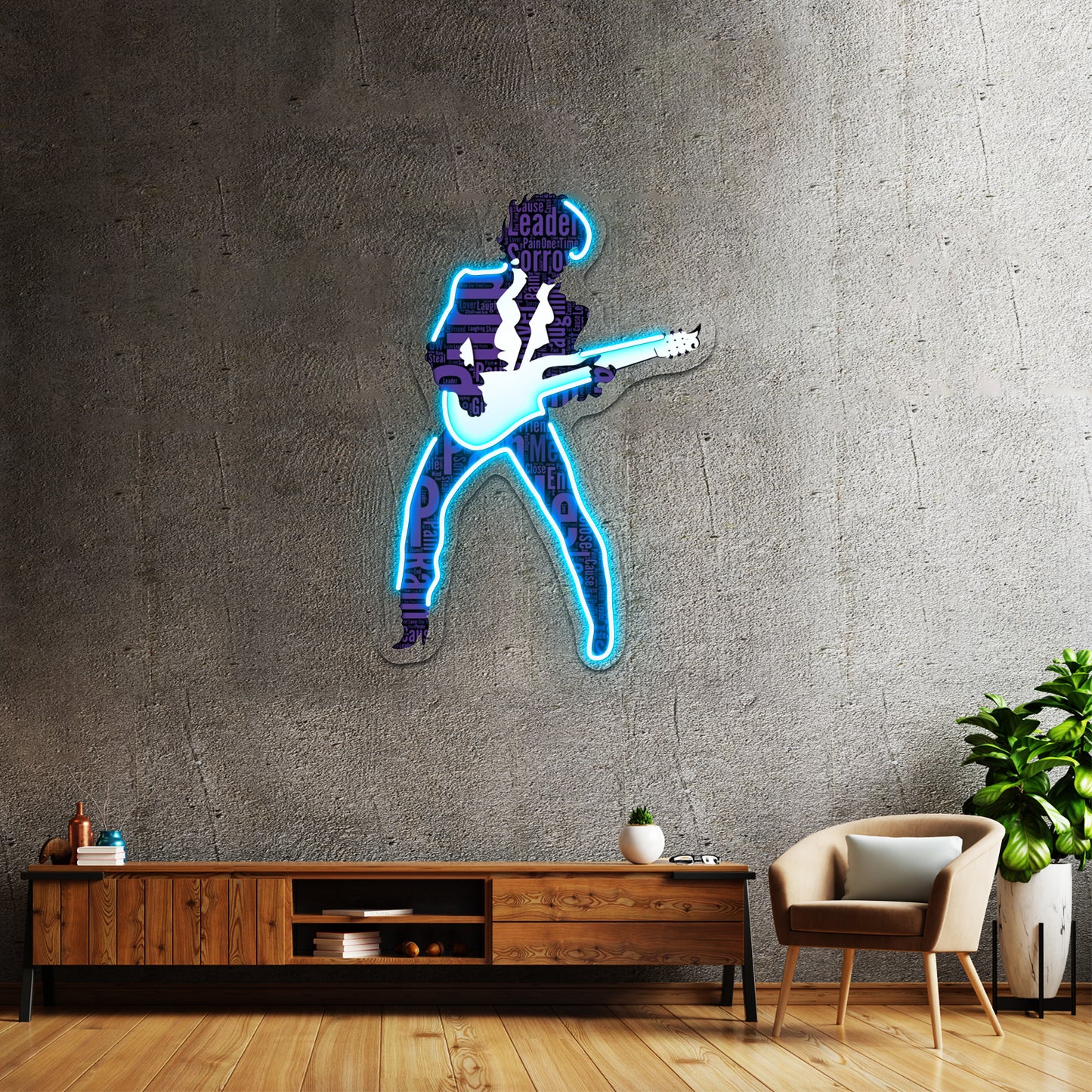 Prince Pop Artwork Led Signs For Bedroom