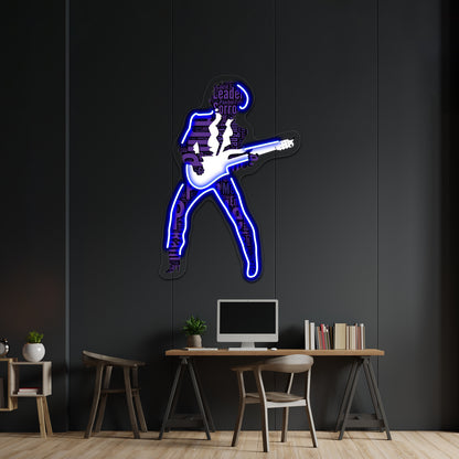 Prince Pop Artwork Led Signs For Bedroom