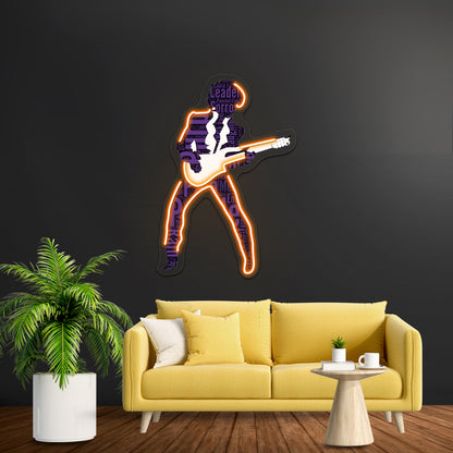 Prince Pop Artwork Led Signs For Bedroom