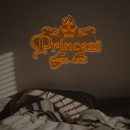 Princess Sleeps Here Led Neon Sign | Shineneon