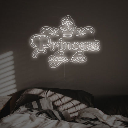 Princess Sleeps Here Led Neon Sign | Shineneon