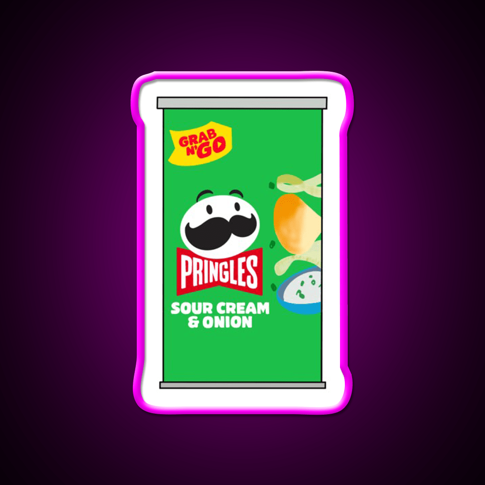 Pringle S Snack Food Led Neon Sign Rgb Color - Shineneon
