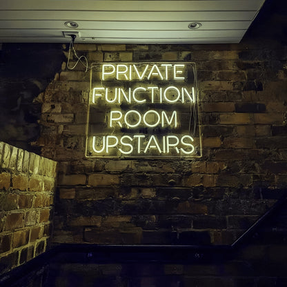 Private Function Room Upstairs Elevate Your Events Led Neon Sign | Shineneon