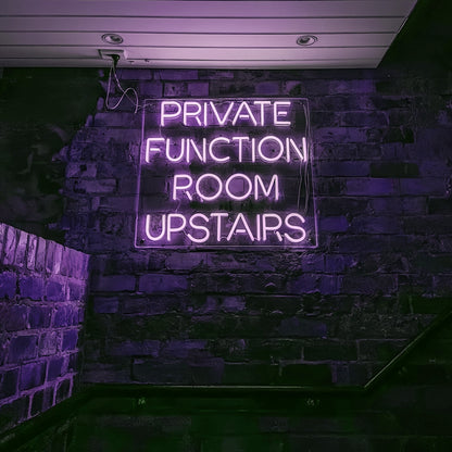 Private Function Room Upstairs Elevate Your Events Led Neon Sign | Shineneon