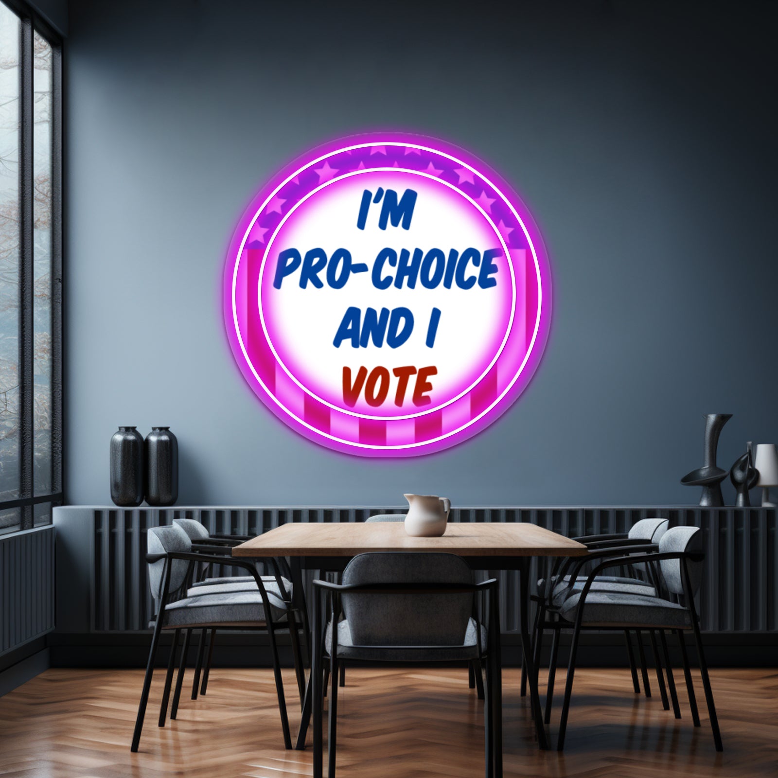 Pro Choice Badge Wall Artwork Neon Signs | Shineneon