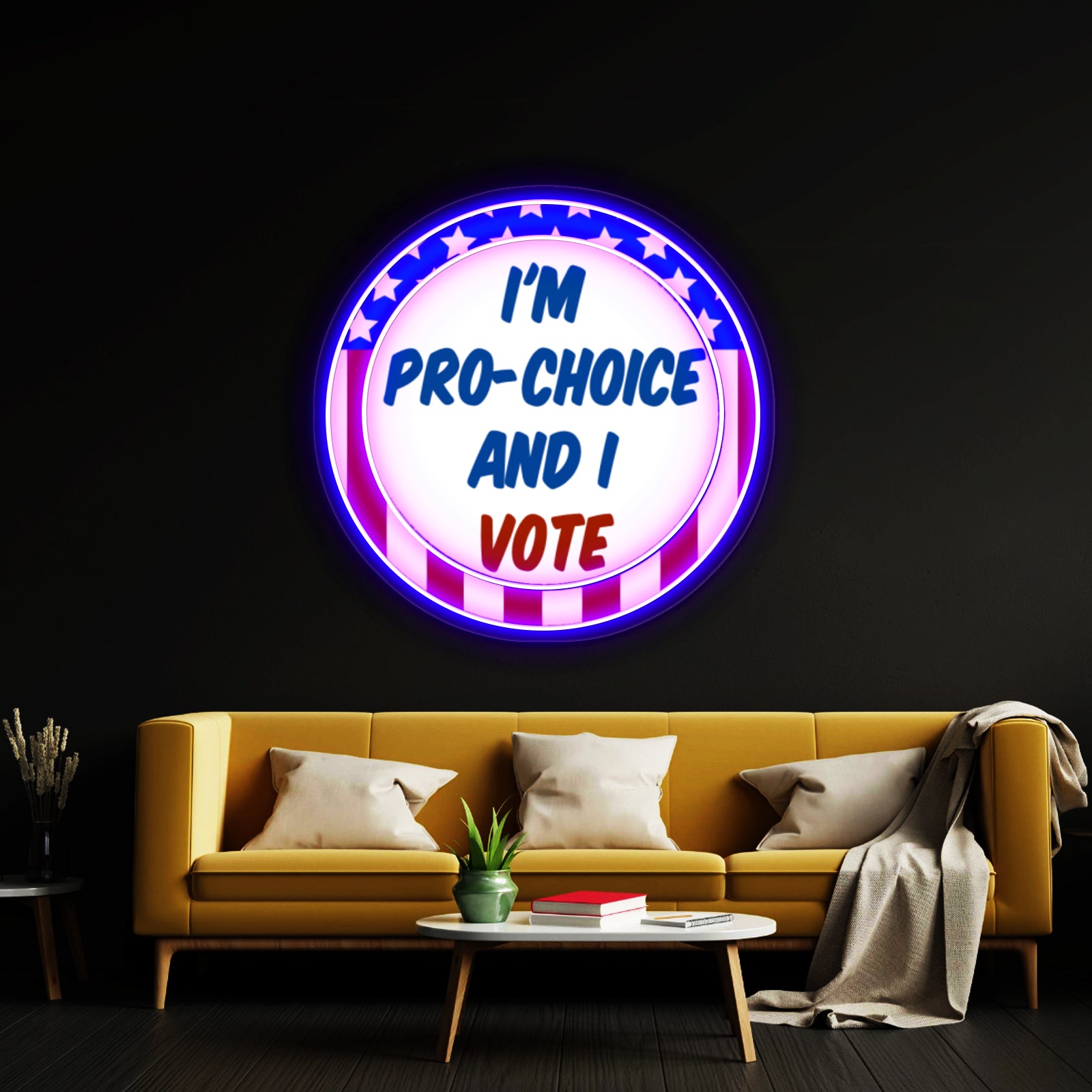 Pro Choice Badge Wall Artwork Neon Signs | Shineneon