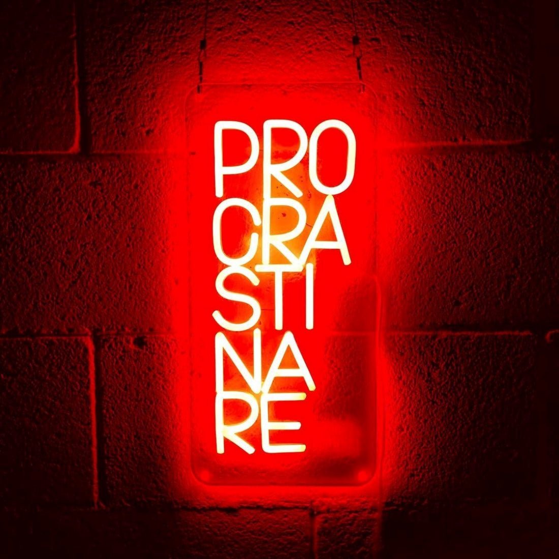 Procrastinate Led Sign Business Neon Sign - Shineneon