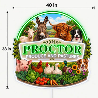 Proctor Farm Sign Custom LED Neon Sign - Shineneon