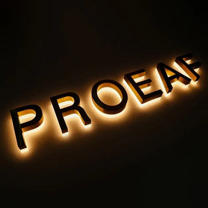 Proeaf 3D Backlit Channel Letters Led Light Sign - Shineneon