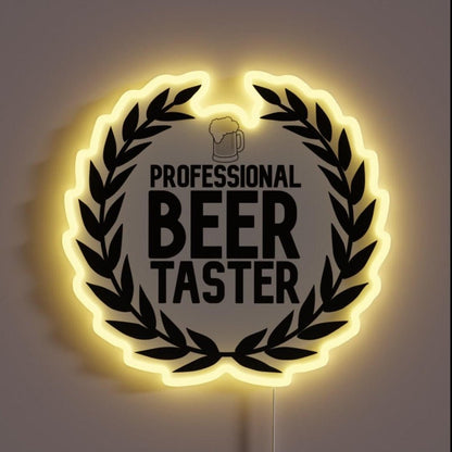 Professional Beer Taster Rgb Led Neon Sign - Shineneon