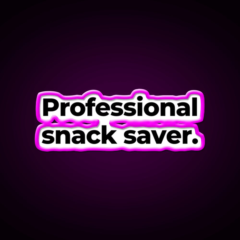 Professional Snack Saver Snack Food Led Neon Sign Rgb Color - Shineneon