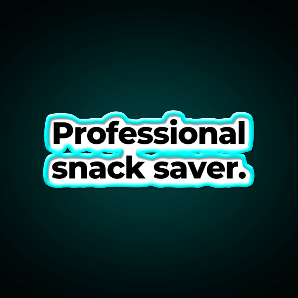Professional Snack Saver Snack Food Led Neon Sign Rgb Color - Shineneon