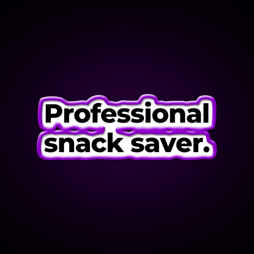 Professional Snack Saver Snack Food Led Neon Sign Rgb Color - Shineneon