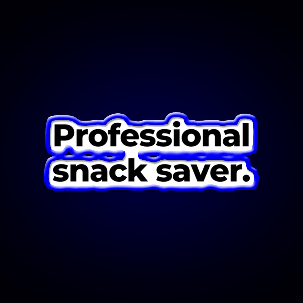Professional Snack Saver Snack Food Led Neon Sign Rgb Color - Shineneon