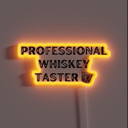 Professional Whisky Taster Rgb Led Neon Sign - Shineneon
