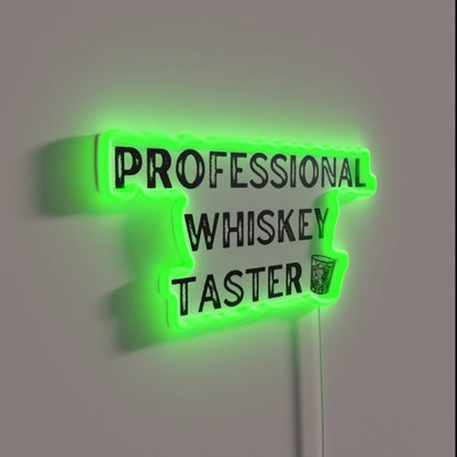Professional Whisky Taster Rgb Led Neon Sign - Shineneon