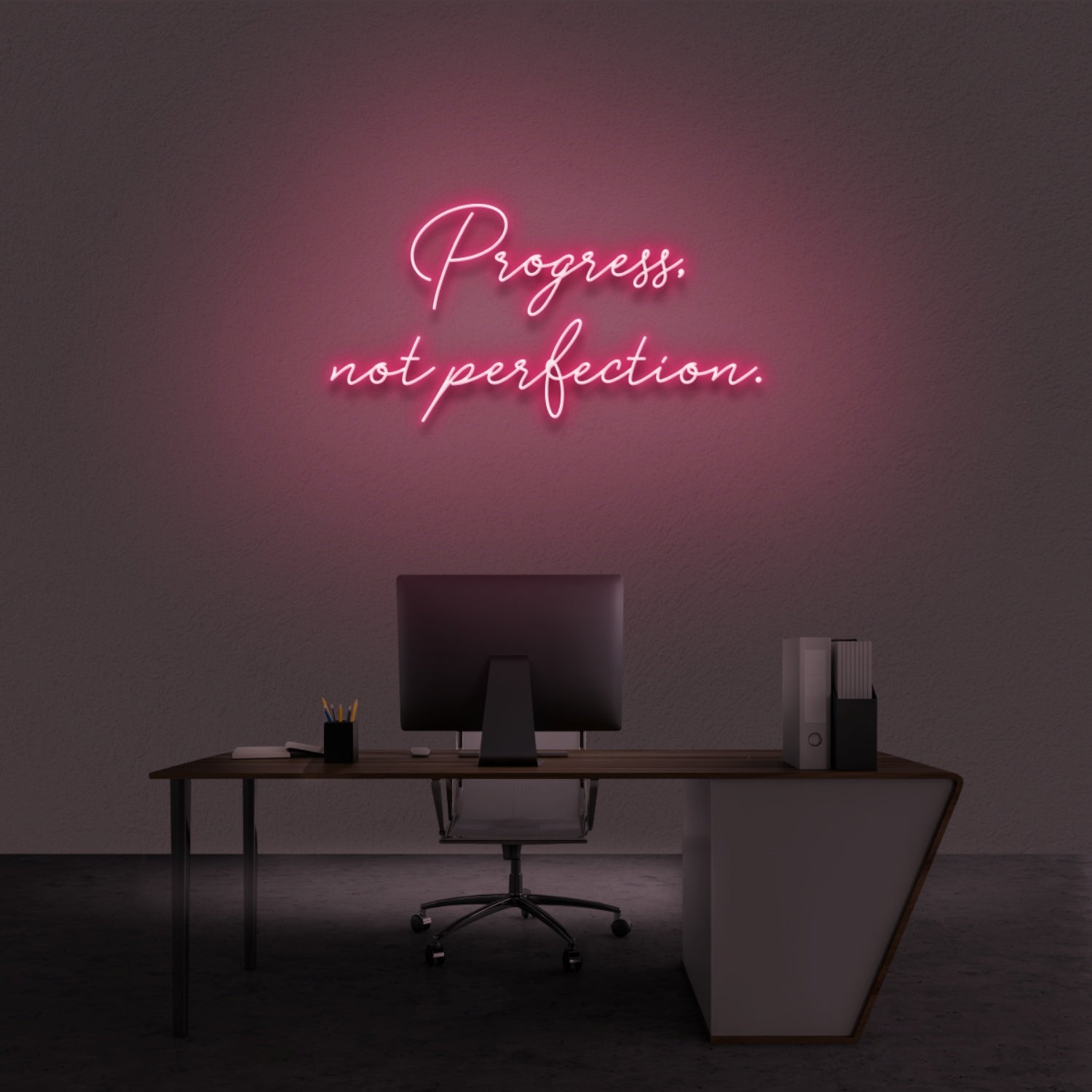 Progress Not Perfection Neon Sign | Shineneon