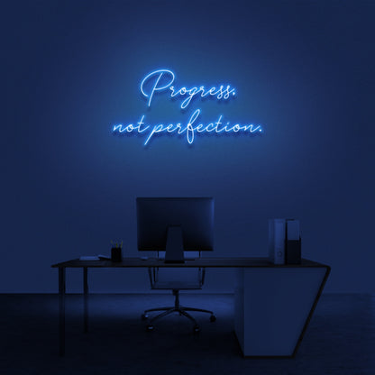 Progress Not Perfection Neon Sign | Shineneon