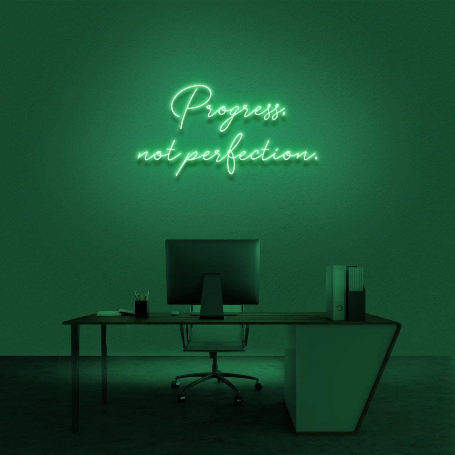 Progress Not Perfection Neon Sign | Shineneon