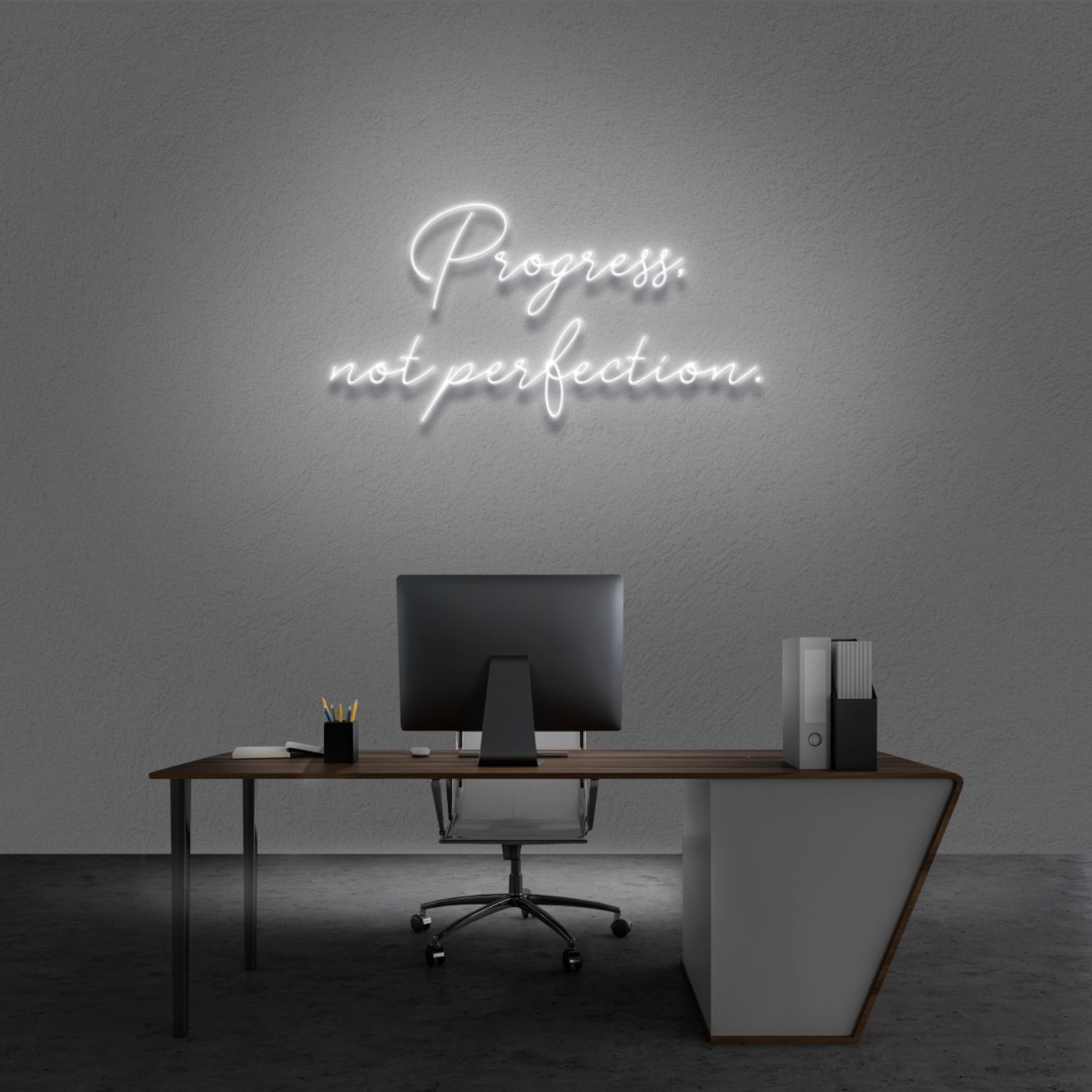 Progress Not Perfection Neon Sign | Shineneon