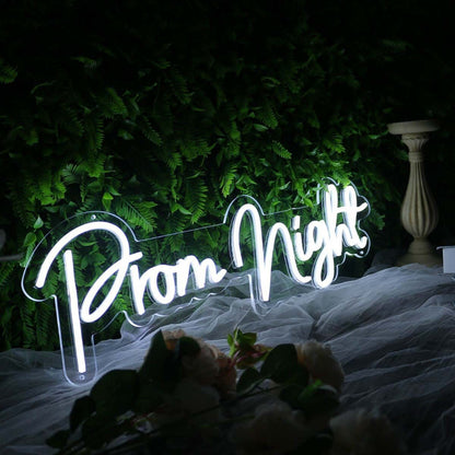 Prom Night White Neon Sign | Shineneon