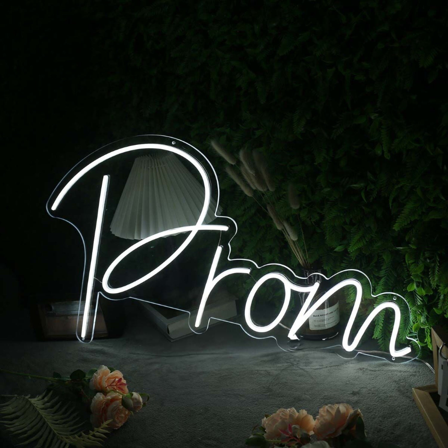 Prom White Custom Led Neon Sign Fcelebratory Spaces | Shineneon