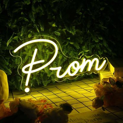 Prom Yellow Led Neon Sign - Shineneon