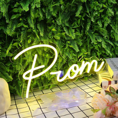 Prom Yellow Led Neon Sign - Shineneon