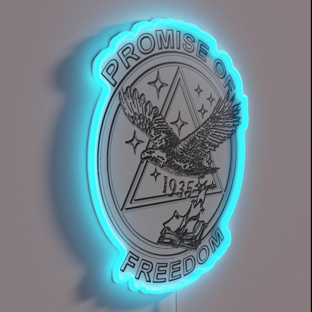 Promise Of Freedom Rgb Led Neon Sign - Shineneon
