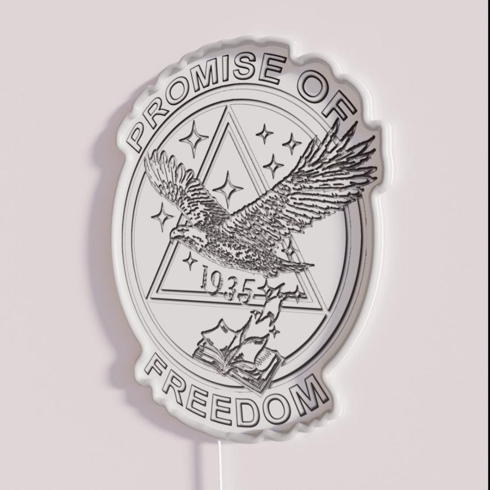 Promise Of Freedom Rgb Led Neon Sign - Shineneon
